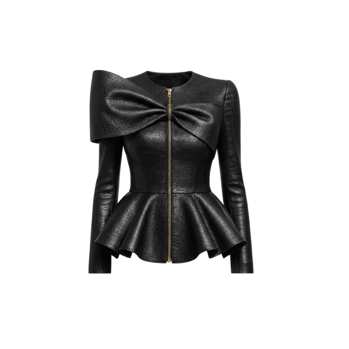Leather Peplum