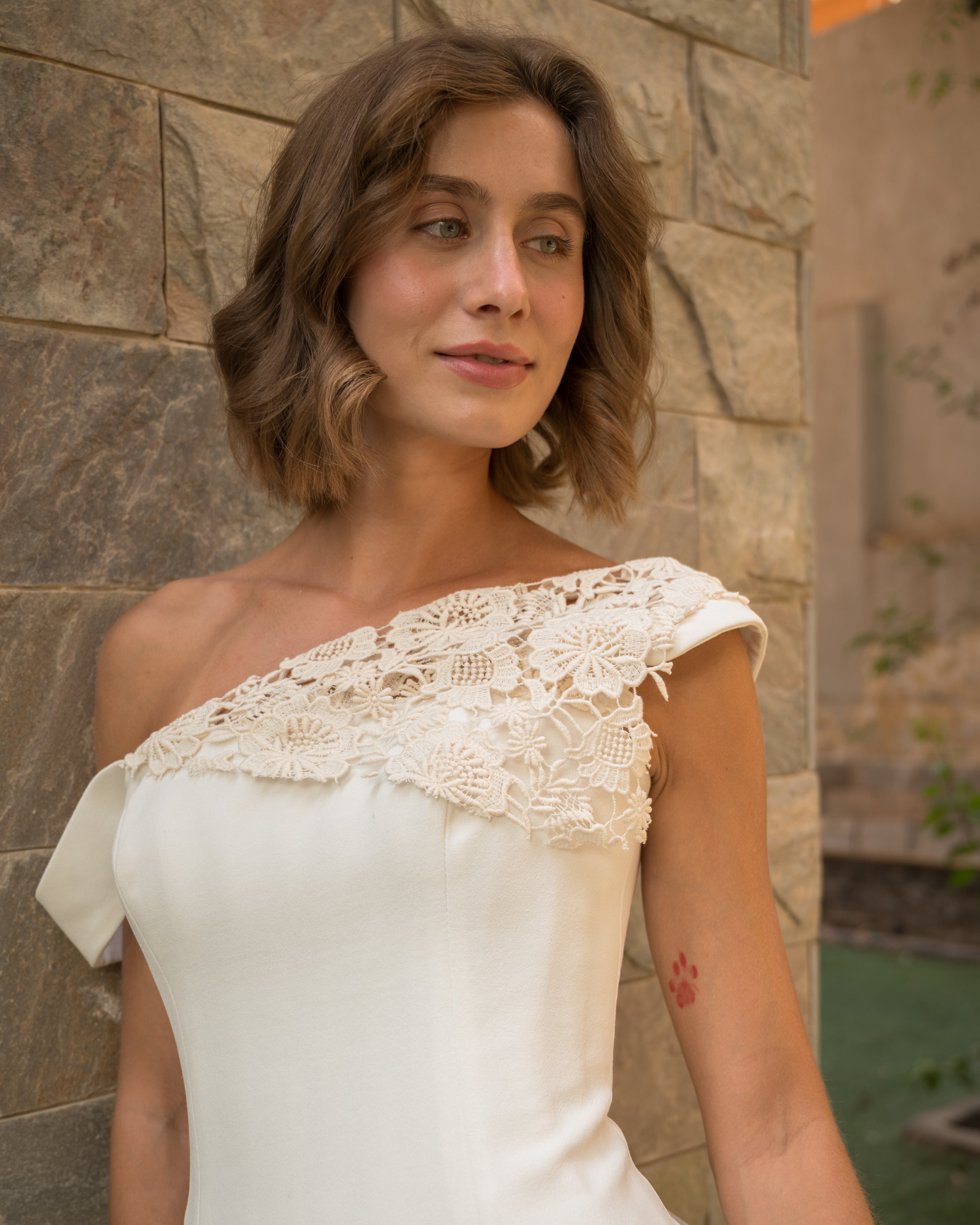 Assymetrical corset dress