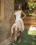 Assymetrical corset dress