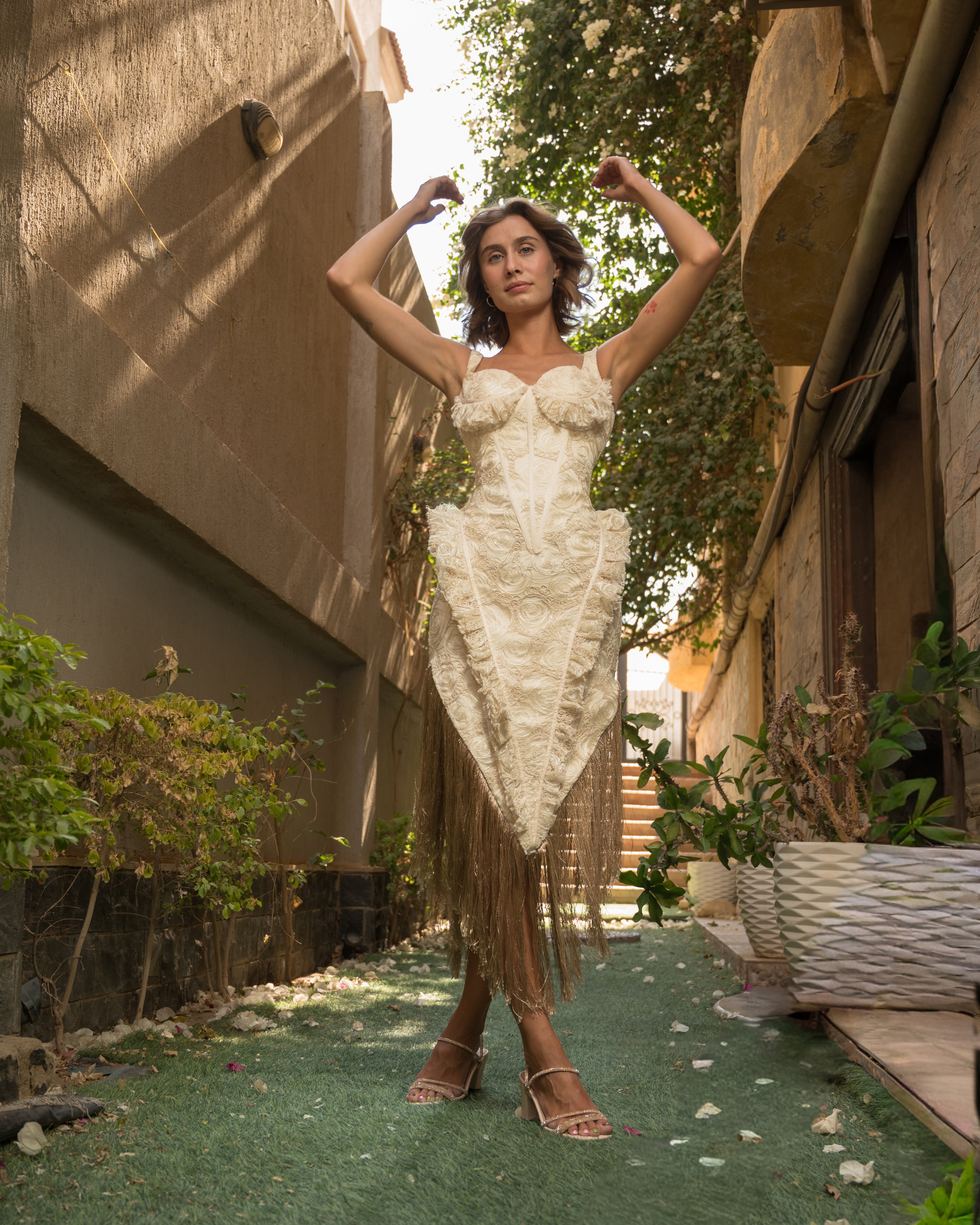 Call lily ruffles dress